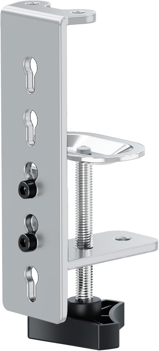 Freelift Desk C-Clamp Extension for Max 6 inch Thick Desktops, Monitor Mount C-Clamp Base, Fits MU8011B/MU8012B/MU8013B/MU8014B/MU8011W/MU8012W/MU8013W/MU8014W, Black