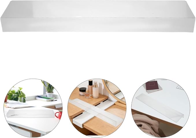 Countertop Gap Filler Board, Kitchen Sink Side Extension Board for Narrow Space, Desktop Maintenance and Home Organization, 19.7 x 3.9 Inch, White
