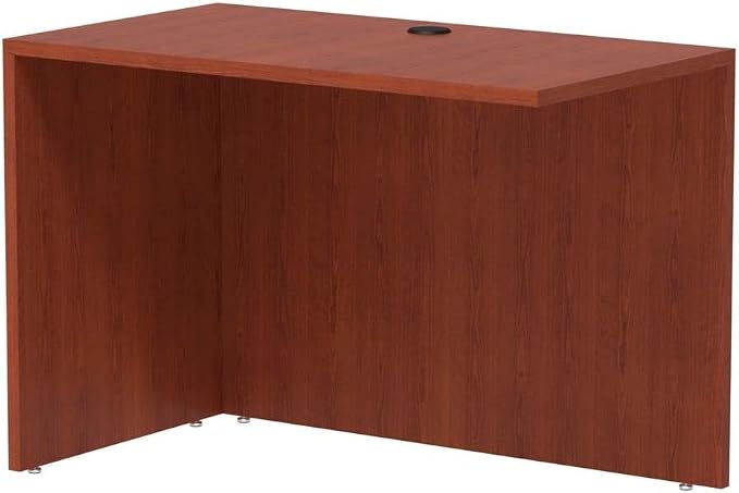 Alera Valencia Series Reversible Return/Bridge Shell, 42w x 23-5/8d, Medium Cherry