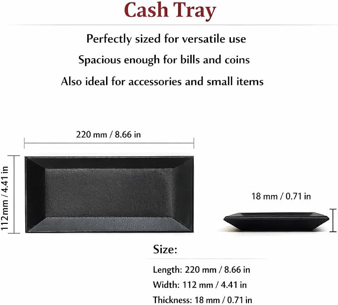 Jewelry Tray ADO-PL045, Marble | Accessory Holder, Change Tray, Card Holder, Checkout Tray, Desk Organizer