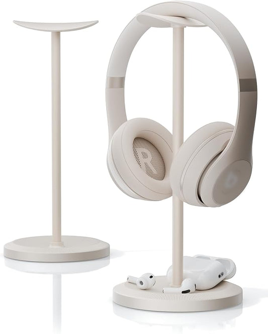 Headphone Stand, Desktop Headset Holder, Starlight | Earphone Stand, Gaming Headphone Hanger, Enlarged Headrest Heavy Base, Office Desk Accessories for All Headphones Size