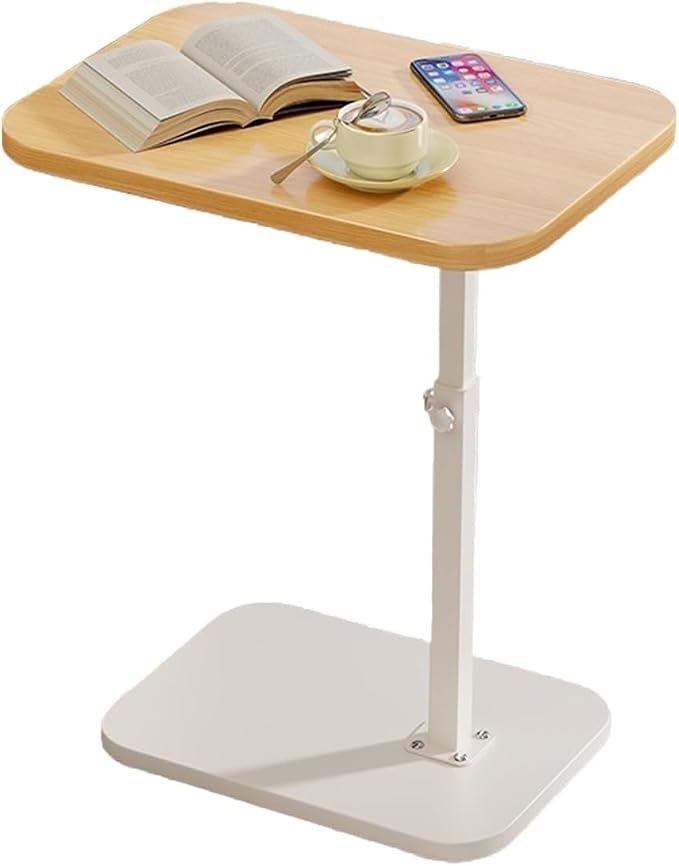 Floor-Standing Desk Extender Tray Movable, Height-Adjustable Desk Extension for Living Room, Bedroom Table Extender for Desk(D)