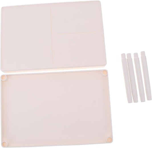 Ciieeo Space-Saving Storage Rack Desk Organizer Corner Shelf Desk Storage Cabinet Pantry Organizer Desktop Stationery Rack Household Stationery Container Sundries Pp White Material