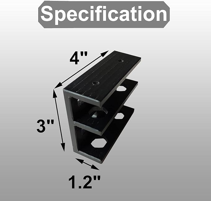 PIAOLGYI Under Desk Double Decker Laptop Holder Mount with Screw, Under Desk Laptop Mount Bracket, Add On Under Table Keyboard Storage (3 Pcs)