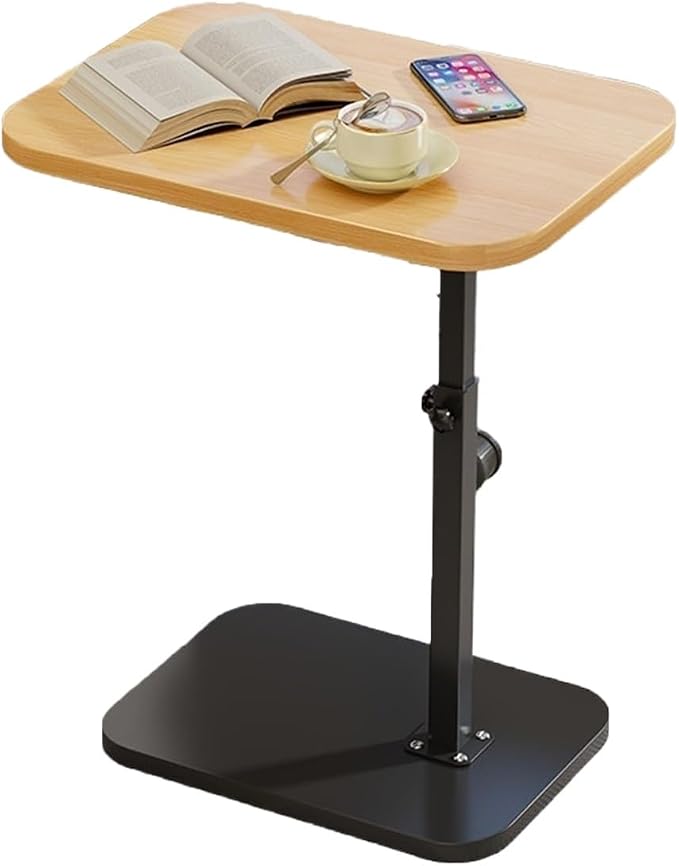 Floor-Standing Desk Extender Tray Movable, Height-Adjustable Desk Extension for Living Room, Bedroom Table Extender for Desk(B)