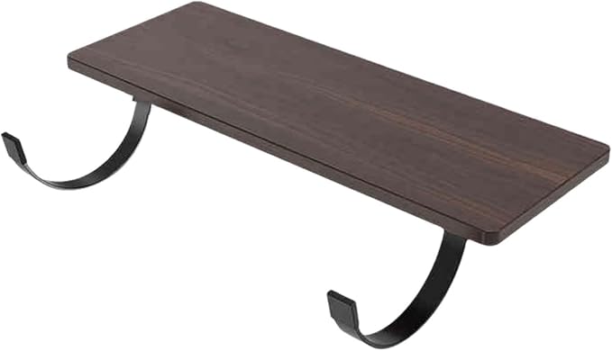 Foldable Desk Extender Tray,Foldable Ergonomics Desk Extender,Extension Side Tabledesk Extender Tray(Walnut-Multi-Layer Solid Wood,64CM*24CM)