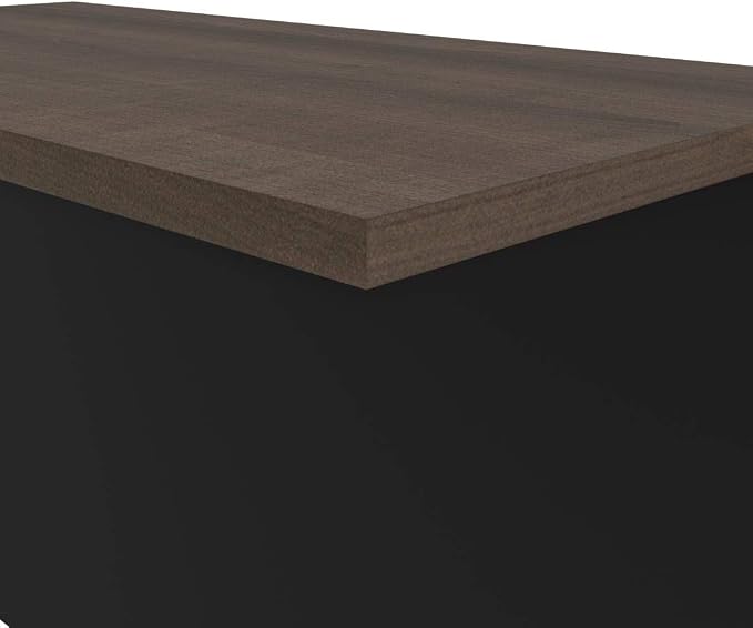 Bestar Connexion 40W Desk Bridge in Antigua & Black