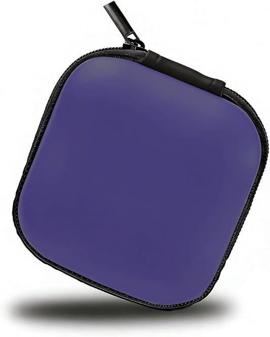 MAS CARNEY Earphone Case, Headphone Earbud Hard Protective Carrying earplug Case Bag for Wired Earphones MP3 Small Items