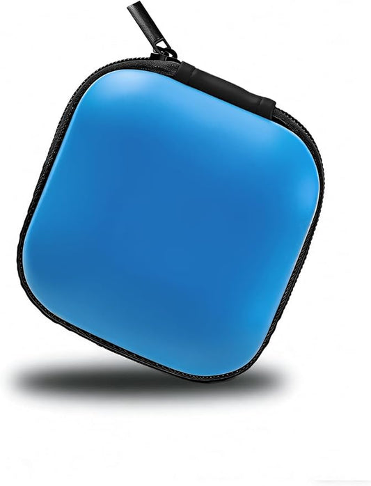 MAS CARNEY Earphone Case, Headphone Earbud Hard Protective Carrying earplug Case Bag for Wired Earphones MP3 Small Items