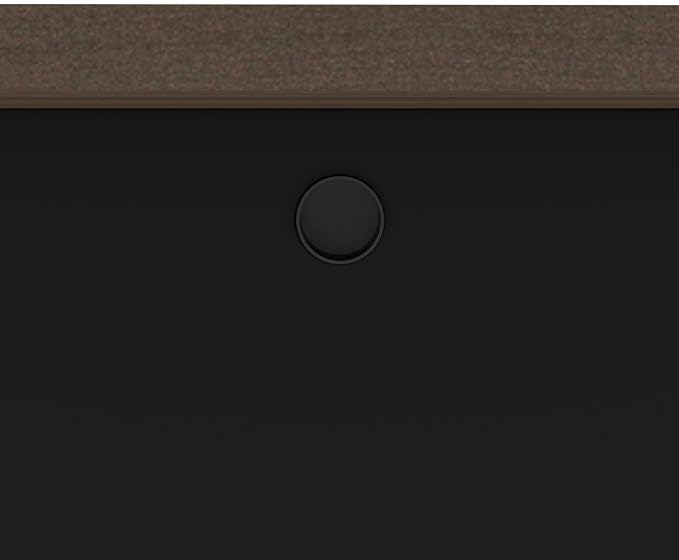 Bestar Connexion 40W Desk Bridge in Antigua & Black