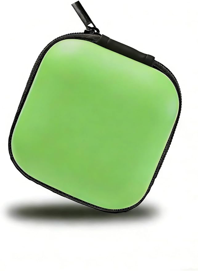 MAS CARNEY Earphone Case, Headphone Earbud Hard Protective Carrying earplug Case Bag for Wired Earphones MP3 Small Items