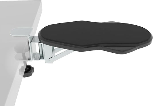 Ergonomic Arm/Elbow Rest for Desk, Foldable Rotating Black | Foldable, Rotatable, Computer Desk, Office & Gaming Comfort