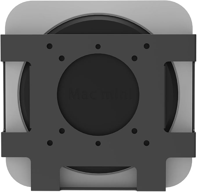 Under Desk or Monitor Vesa Metal Mount for Mac mini M1/M2 pro | All metal ,soft padding ,space saving,Includes Full Installation Kit,Easy Install