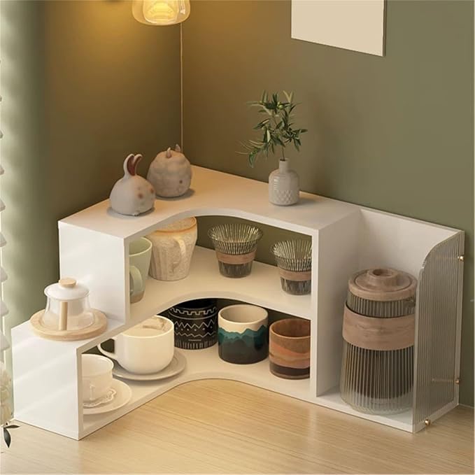 Bookcase Office Desk Corner Bookshelf Density Board Minimalist Storage Rack for Home Dormitory Organizer Shelves
