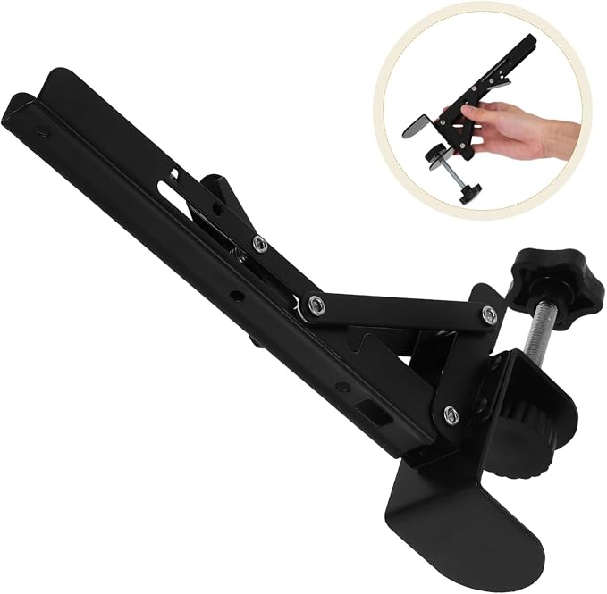 ULTECHNOVO 2pcs Adjustable Desk Extender Shelf for Computer Arm Rest Ergonomic Keyboard Stand with Foldable Design Desktop Extension Bracket No Drilling Required for Use