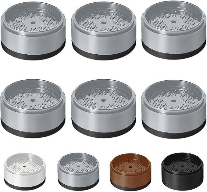 Bed Risers 1 inch, 2 inch, 3 inch, 4 inch Heavy Duty, Adjustable Furniture Riser for Table Desk Couch Sofa Chair Refrigerator Washing Machine, Stackable Bed Raisers Blocks (Grey 6 Pack, 1 inch)