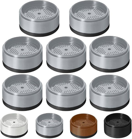 Bed Risers 1 inch, 2 inch, 3 inch, 4 inch Heavy Duty, Adjustable Furniture Riser for Table Desk Couch Sofa Chair Refrigerator Washing Machine, Stackable Bed Raisers Blocks (Grey 8 Pack, 1 inch)