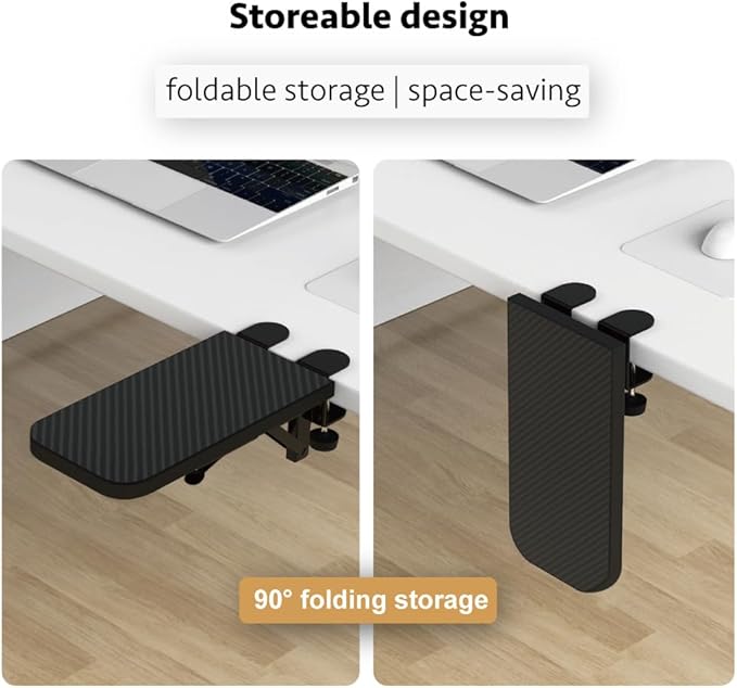 Computer Arm Rest for Desk, Suitable for Office desks, Sturdy Mouse arm Support, Computer Desk Extender, Suitable for Home and Office