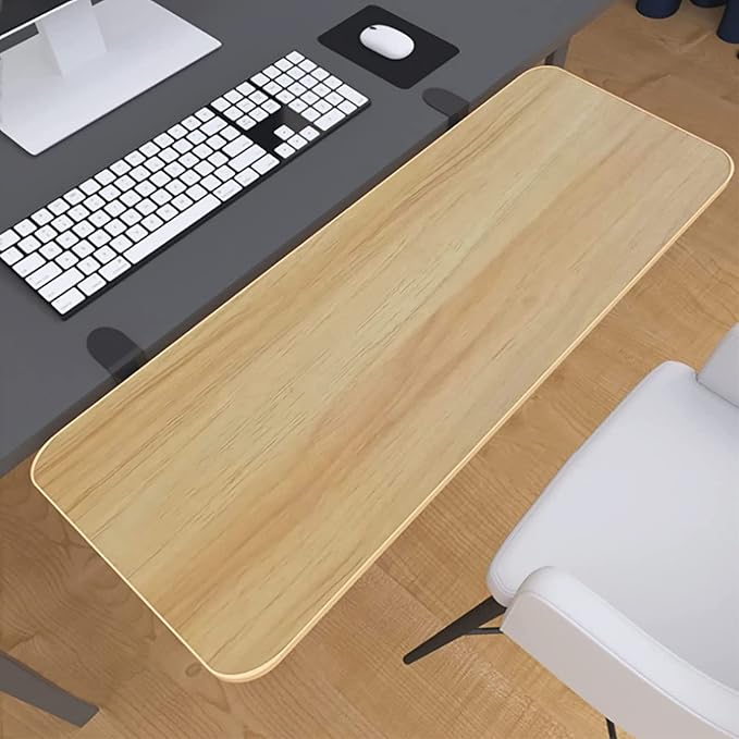 Ergonomic Computer Desk Extender with Foldable Extension Tray and Armrest Shelf Support Arm Mouse Tray for Office (Color: A Size: 76cm)