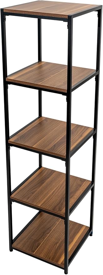 CB Home Square 5-Tier Freestanding Tower - Modular Shelving System Customizable with 30+ Free Combination - Contract Grade Quality