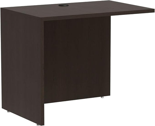 Alera ALERA Valencia Series Reversible Return/Bridge Shell, 35W X 23.63D X 29.5H, Espresso