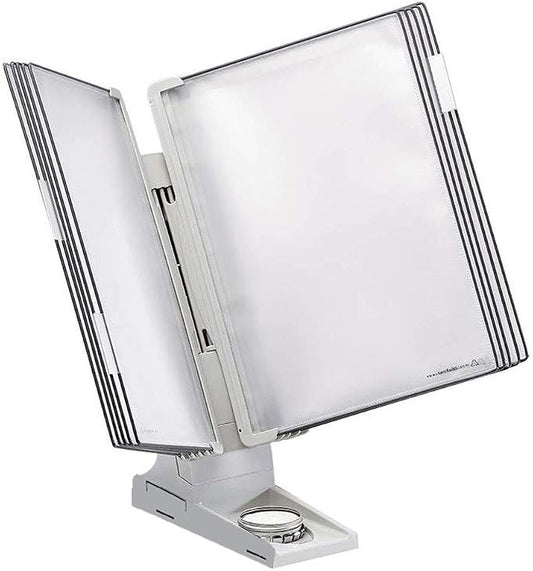 DJOIS by Tarifold Desktop Unit Extension for Modular Reference System - 10 Double-Sided Pockets - Letter-Size (TE271)