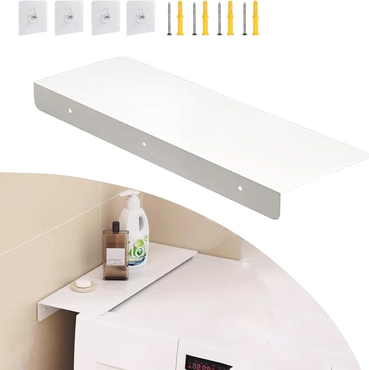 Metal Kitchen Refrigerator Gap Partition Countertop Gap Extension Board, Refrigerator Side Partition, Gap Covers Between Countertop And Walls, No Drill (White, 23.6 * 5.9inch)