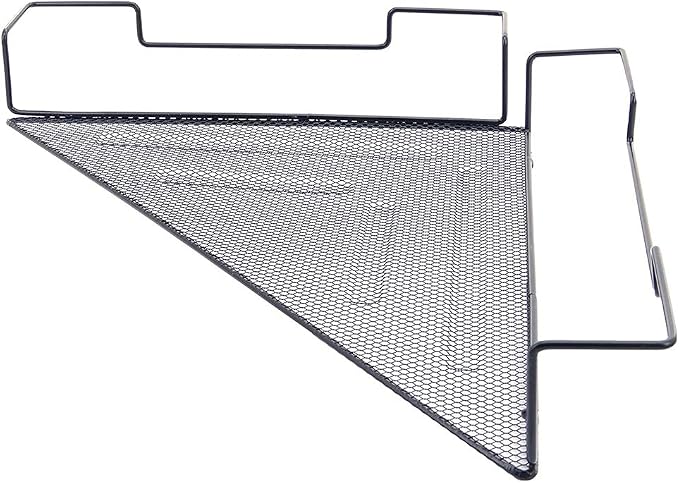 Gaweb Corner Plastic/Metal Freestanding Stackable Organizer Shelf for Bathroom,Iron Square Triangle Office Cubicle Corner Shelf Storage Rack Sundries Organizer - Triangle*
