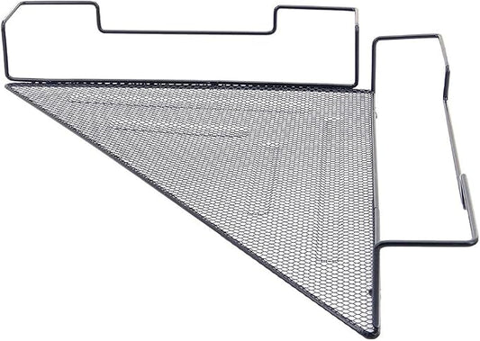 Gaweb Corner Plastic/Metal Freestanding Stackable Organizer Shelf for Bathroom,Iron Square Triangle Office Cubicle Corner Shelf Storage Rack Sundries Organizer - Triangle*