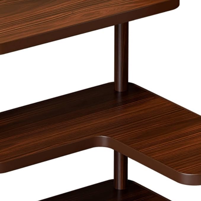 Fenteer Corner Shelf Stand for Desk Corner Desk Organizer for Restaurant Kitchen