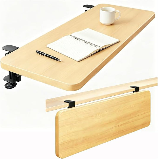 Table Extender,clamp On Keyboard Tray,Foldable Under Desk Keyboard Tray,Wrist Support,for Home Office Workstations,Easy To Instal(20x40cm (7.9inx15.7in))