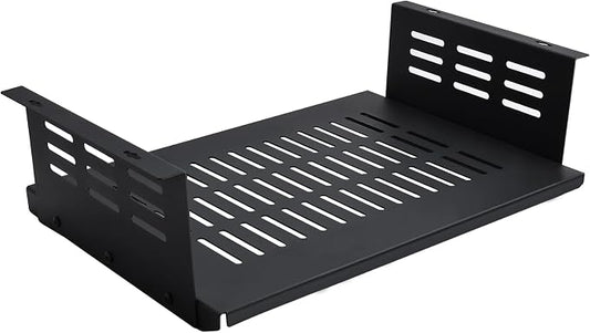 Under Desk Computer Mount or Small Form Factor Computers SFF and PCs, Fit for Laptop PlayStation 4 PS4 Slim PS4 Pro Gaming (16.9" W x 4.2" H x 12" D)