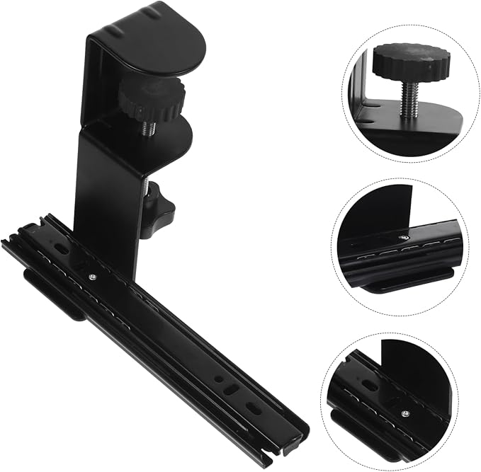 Angoily 2sets Table Extension Bracket Desk Keyboard Tray Desk Extender Support Keyboard Stand for