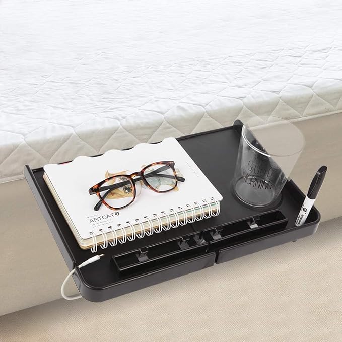 Forzaddik Floating Nightstand Bed Side Shelf Tray, for Bunk Bed/Kids Room