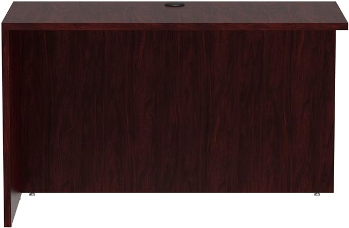 Alera Valencia Series 48 by 24 by 29-1/2-Inch Reversible Return Bridge Shell, Mahogany