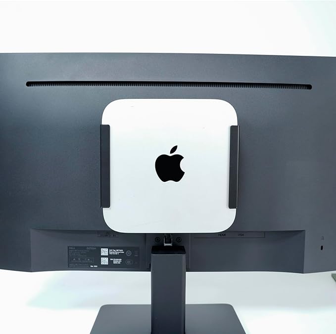 Under Desk or Monitor Vesa Metal Mount for Mac mini M1/M2 pro | All metal ,soft padding ,space saving,Includes Full Installation Kit,Easy Install