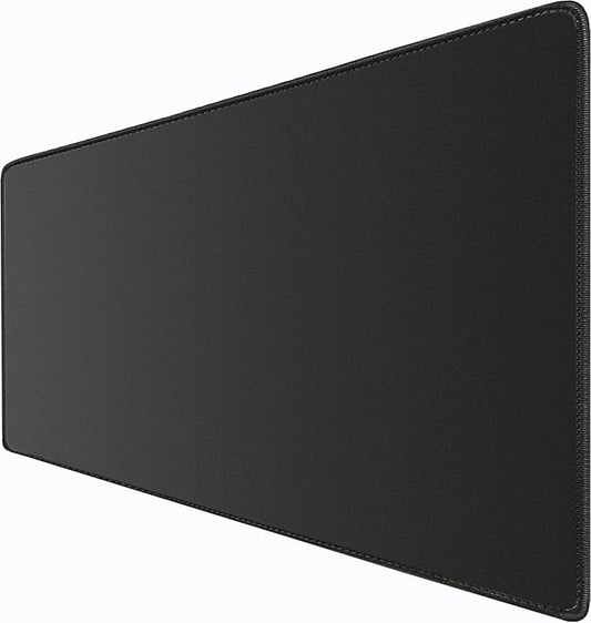 Large Gaming Mouse Pad, 31.5" x15.7" Large Extended Desk Mat with Superior Micro-Weave Cloth, Water Resist Keyboard Mousepad with Non-Slip Base, Laptop Desk Pad for Office Home Gaming, Black