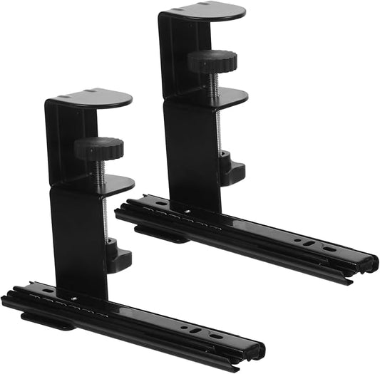 Angoily 2sets Table Extension Bracket Desk Keyboard Tray Desk Extender Support Keyboard Stand for