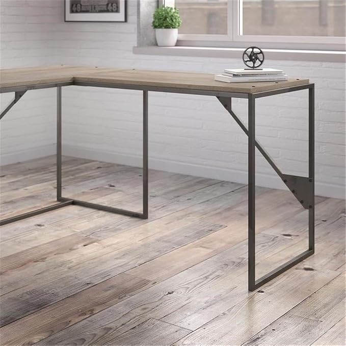 Bush Home Refinery 37W Desk Return in Rustic Gray