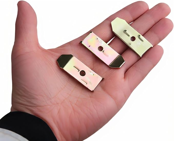 12 Sets Table Leaf Levelers & Locks with Sliding Aligner Bars, Heavy Duty Table Extension Hardware for Dining Tables, Desks, Buffets & Cabinets, Metal Horizontal Buckle Latches Connectors (Color Zinc)