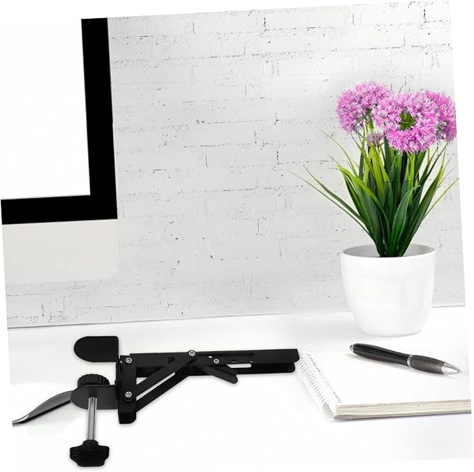 2PCS Adjustable Clamp-On Desk Extender Drawer Ergonomic Keyboard Stand for Arm Support No Drilling Needed Compatible Desks