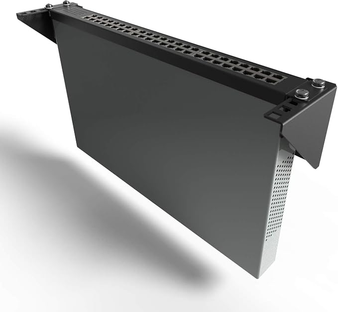 JINGCHENGMEI 3U Vertical Wall Mount Patch Panel Bracket -Steel Networking Euipment Rack for 19" Network, Server and Data Equipment (1)