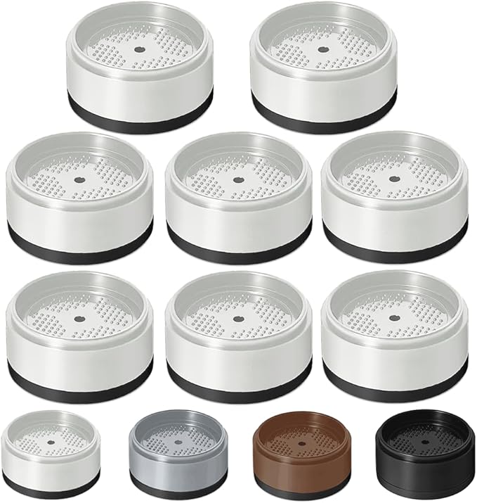 Bed Risers 1 inch, 2 inch, 3 inch, 4 inch Heavy Duty, Adjustable Furniture Riser for Table Desk Couch Sofa Chair Refrigerator Washing Machine, Stackable Bed Raisers Blocks (White 8 Pack, 1 inch)