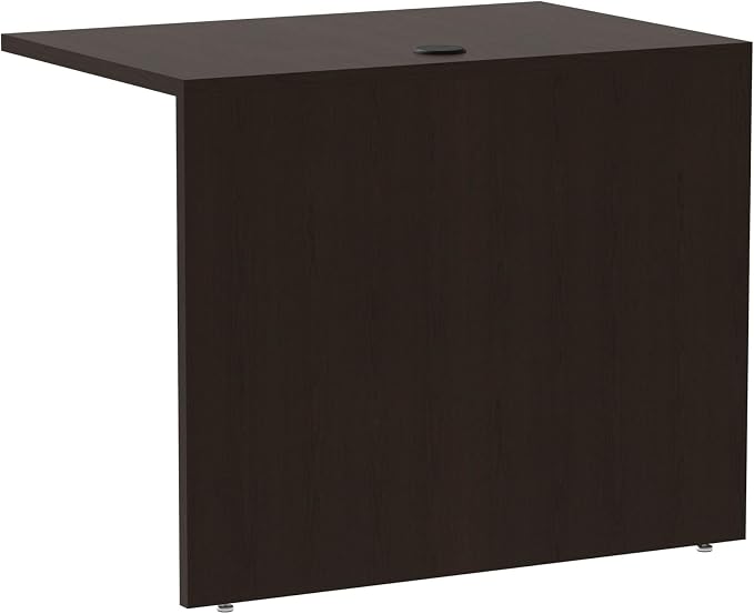 Alera ALERA Valencia Series Reversible Return/Bridge Shell, 35W X 23.63D X 29.5H, Espresso