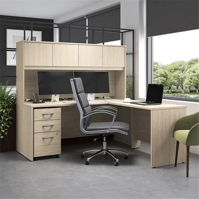 BBF Studio C 42W Desk Return in Natural Elm - Engineered Wood