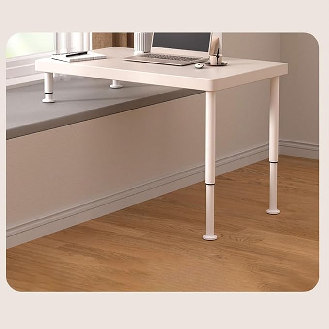 Work Desk Extension Table,Adjustable Home Desk,Height Adjustable,for Bay Window,Home Office Desks for Bedroom,for Writing,Executive,Study,Work(Black,140 * 40cm/55 * 16in)