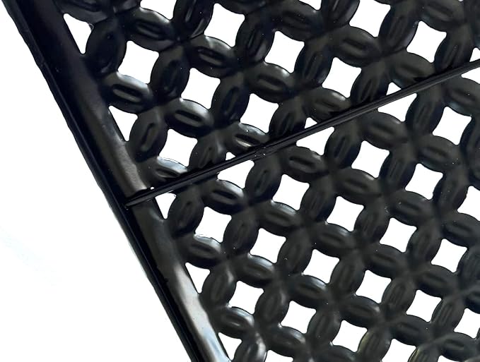 Bioristar Office Cubicle Floating Corner Shelf Iron Wire Desk Sundries Storage Rack Office Cubicles Hanging Corner Shelf Corner Hanging Shelf Black Iron Shelf (Fit 1.9inch Thick Cubical Wall)
