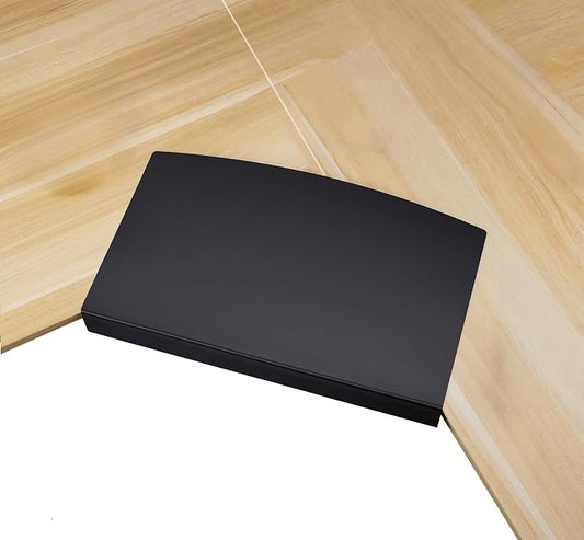 17 inch Corner Desk Connector Platform for Mounting on L-Shaped Desk Extender,Platform Extender Attachment (Black)