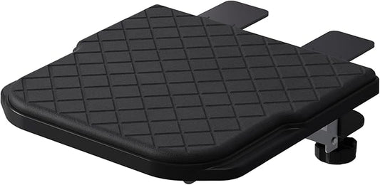 CABTE Ergonomics Desk Extender Tray, Table Mount Arm Wrist Rest Shelf, 90° Foldable Elbow Arm Support,Foldable, Computer Desk Extender Tray for Home and Office (Large Foldable)