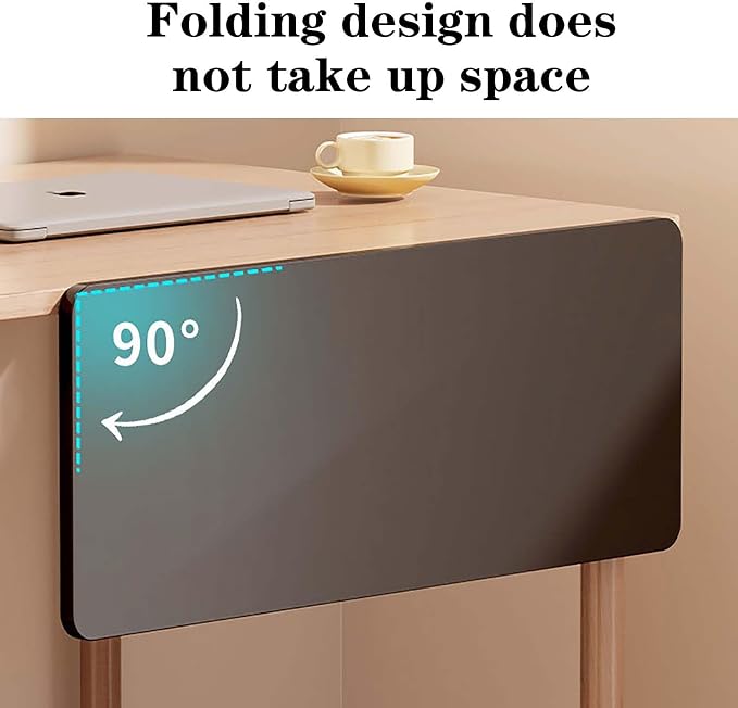 Ergonomic Desk Extension Shelf No Drill Computer Stand Curved Home OfficeWhite 70 x 25 cm - Space-Saving Adjustable Modern Design